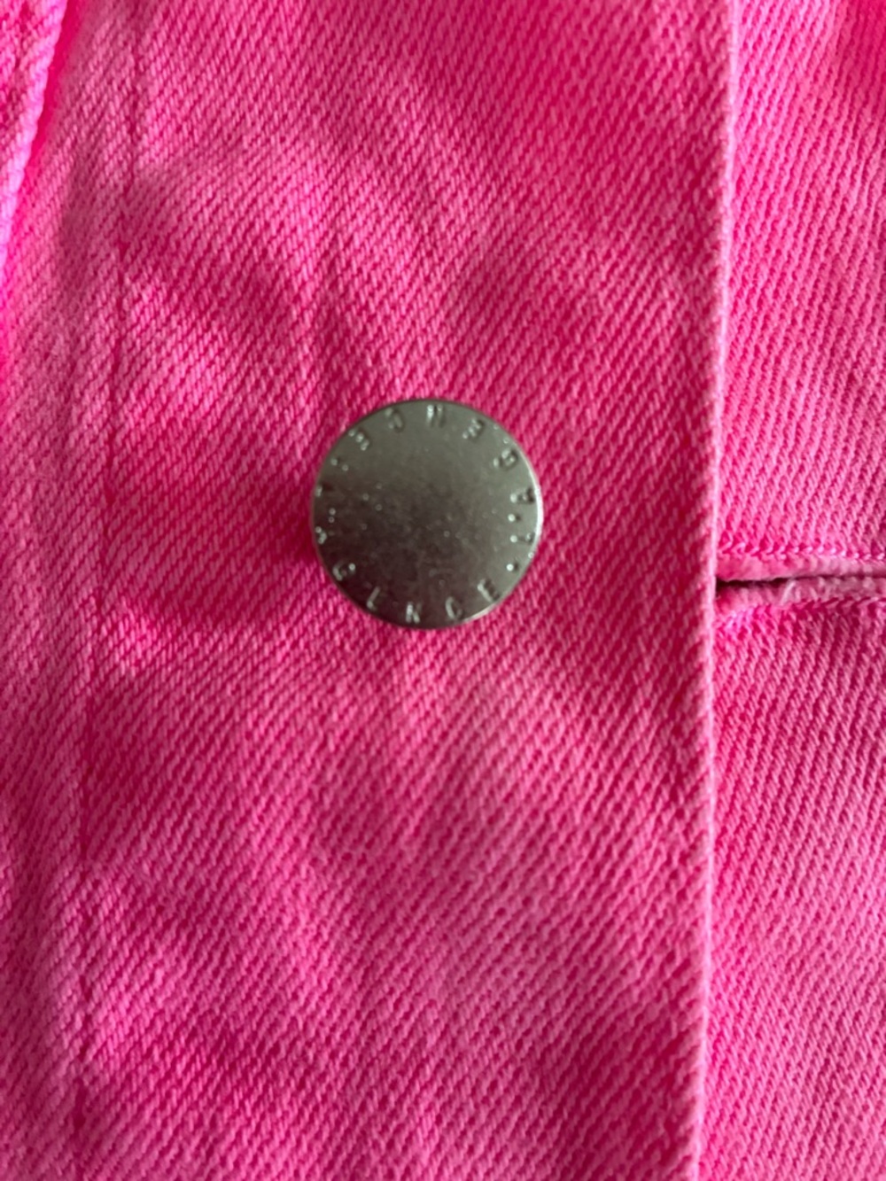 L’Agence NWT Jacket, Janelle Jean Jacket in bright Pink! 🩷🌸🩷 - Picture 9 of 12